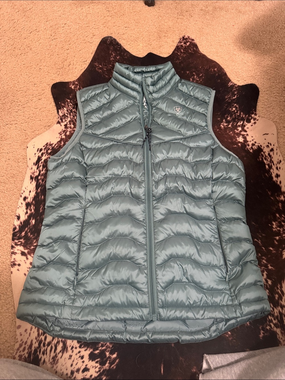 Ariat Women's Teal Quilted Puffer Vest